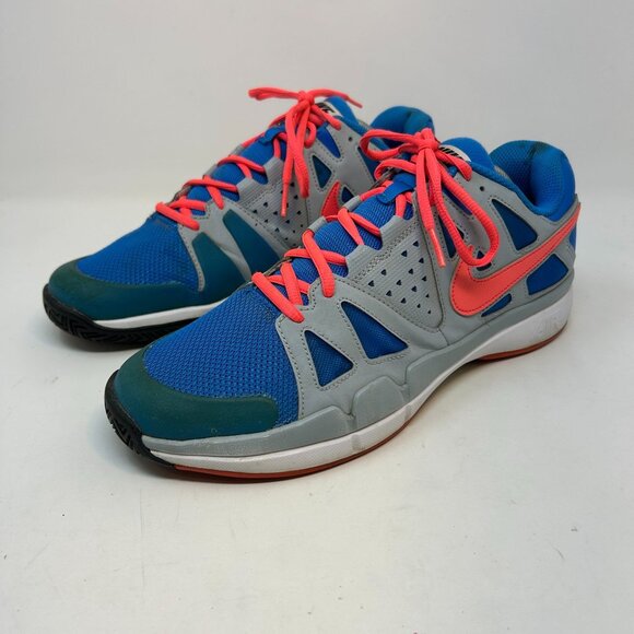 Nike Air Vapor Advantage 599359-460 Men’s Size 10 Tennis Shoes - Picture 6 of 11